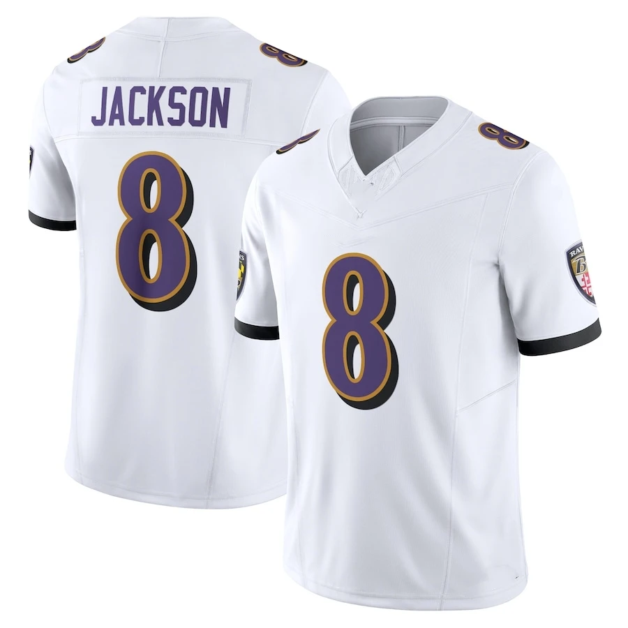 Новая 2024 Американская Футбольная майка Kyle 22 Henry 52 R. Футбольные майки Lewis #8 Lamar Jackson