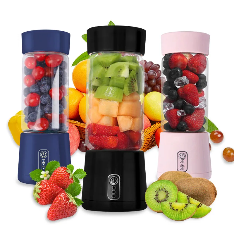 Hot Electric shaker bottle USB Rechargeable Citrus juice machine portable outdoor exercise Fruit juicer 380ml blender cup