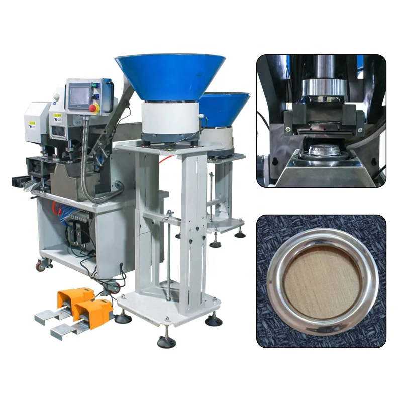 Fast speed automatic curtain eyelet grommet punching machine from trusted manufacturer