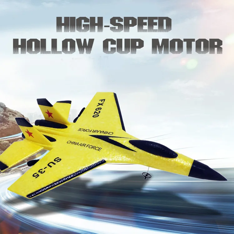 Hot selling outdoor toy radio control rc plane SU35 fighter airplane flying toys remote control foam airplane