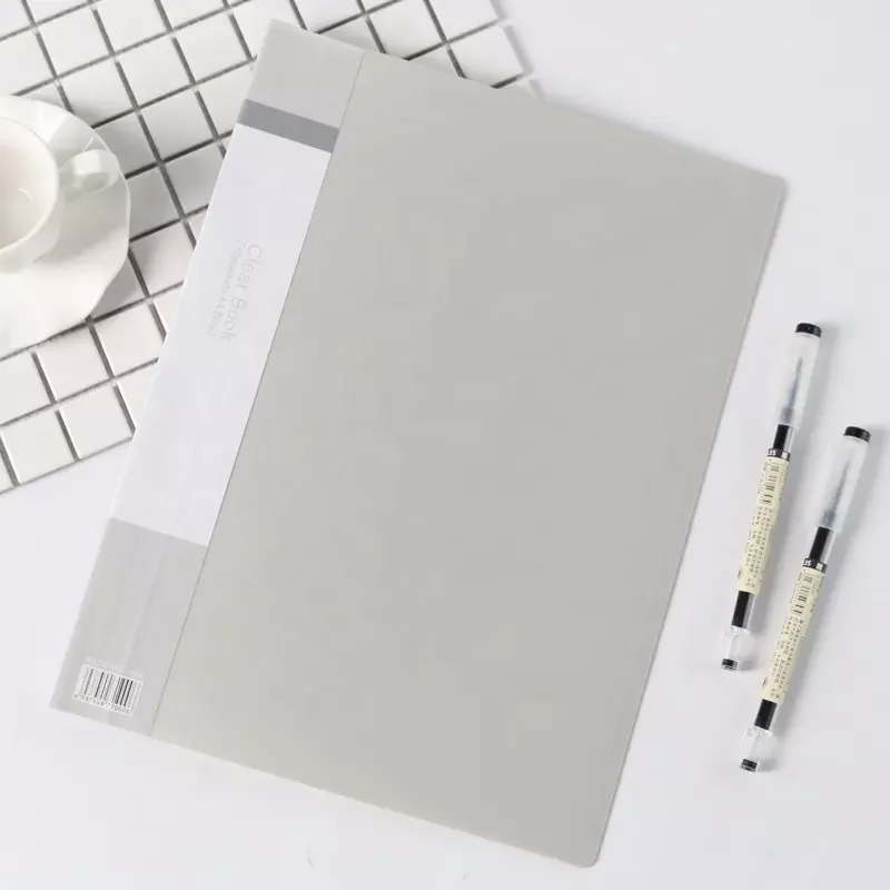 Высококачественный прозрачный пластиковый лист A4 с логотипом на заказ, протектор PP, презентационный файл для документов