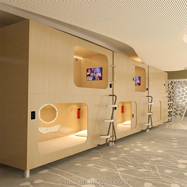 M-313 Environmental protection multilayer board wooden type vertical capsule bed from China factory