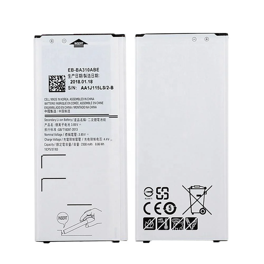 original EB-BA310ABE mobile phone battery for Samsung Galaxy A3 2016 A310 batteries