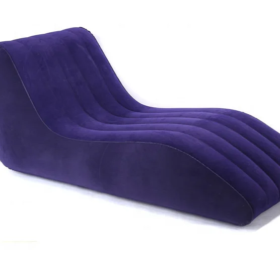 Increase the longer a beanbag s-shaped flocking inflatable chair of sofa bed lazy sofa