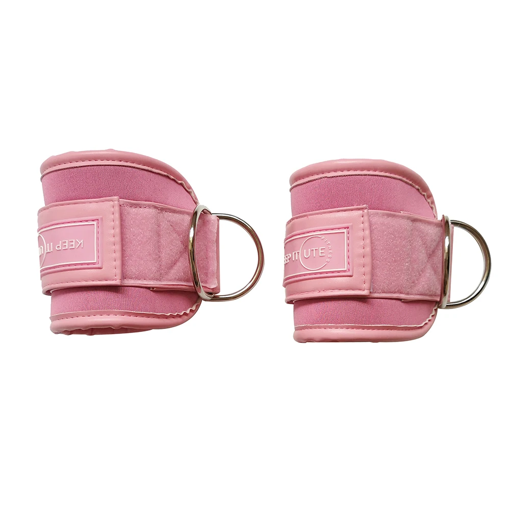 Thick Padded Glute Workout Leather Ankle Strap