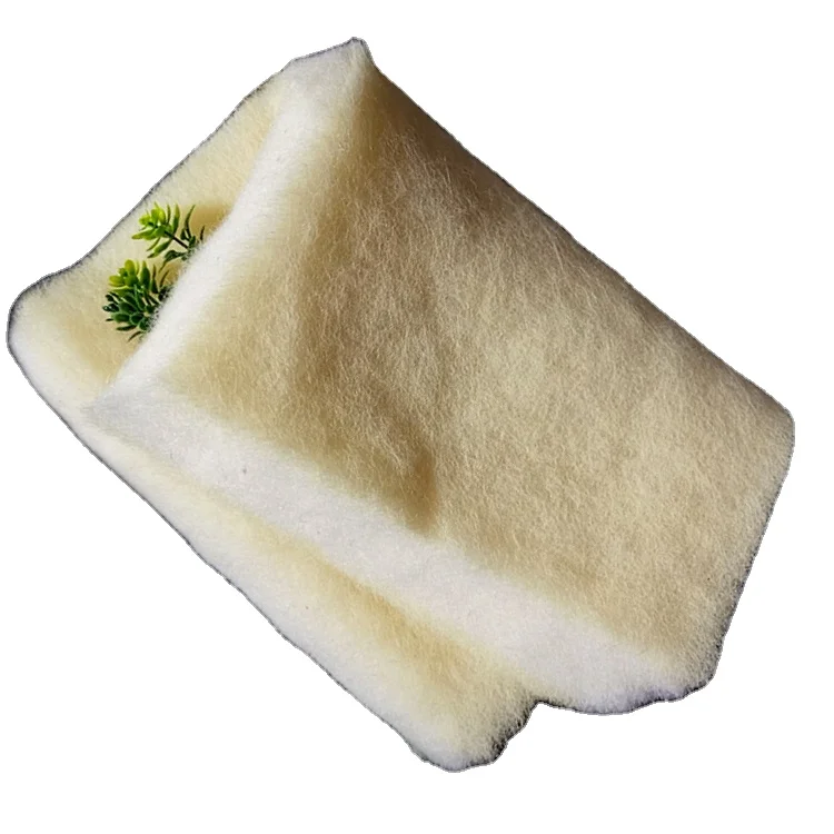 Hot selling 80% wool fabric pad 20% polyester fiber for high-grade cotton clothing