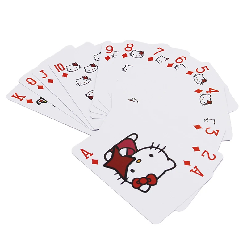 Personalized custom cartoon Poker Cards Game Factory Printing Durable Water Proof classical playing cards
