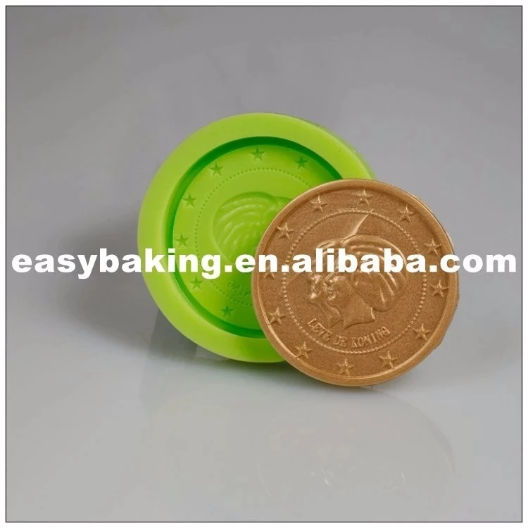 Chocolate Silicone Molds Coin For Decorating