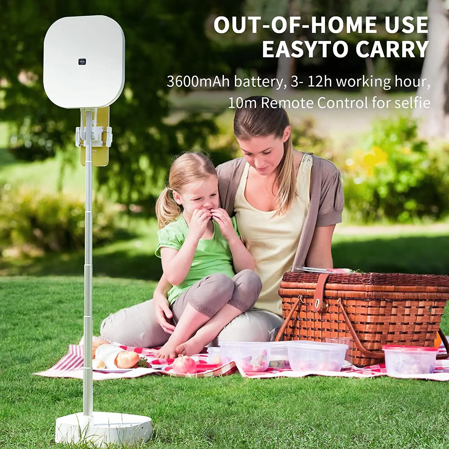 Wireless Dimmable Led Selfie Fill Light Phone Holder Stand Video Led Lamp Foldable Remote Control For Tiktok Youtube Live V8