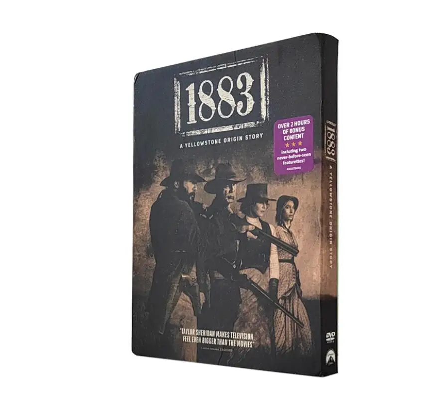 1883: История происхождения из Йеллоустоуна 4 диска новый завод оптовая продажа DVD-фильмы телесериалы с мультяшным CD-синим лучом бесплатная доставка