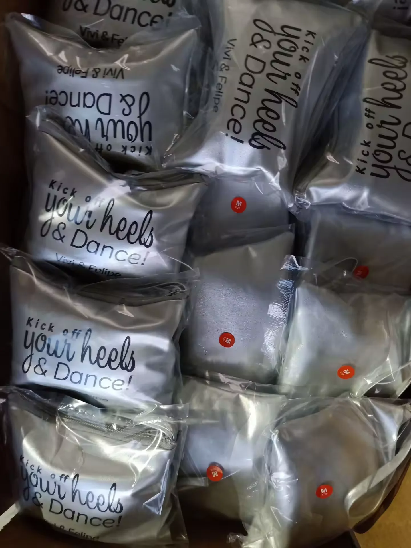 Foldable flats wholesale wedding party gift women shoes and matching bag