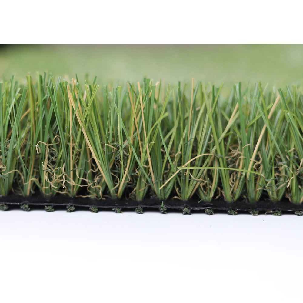 Us inventory 35-55mm Landscape Grass Teade-Fang Lawn Outdoor Plastic Artificial Grass Rug Roll Cheap Artificial Turf Synthetic