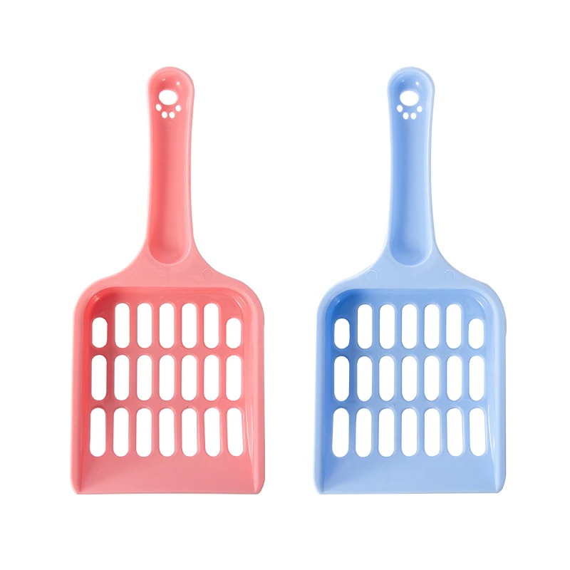 Durable plastic pet litter spreader hollowed-out cat litter spreader for cleaning cat litter POTS