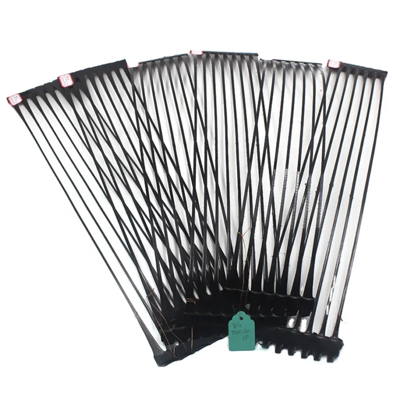 Hdpe Uniaxial Plastic Geogrid For Reinforce  Soil Stabilization Plastic PP Uniaxial Fence Mesh Geogrid