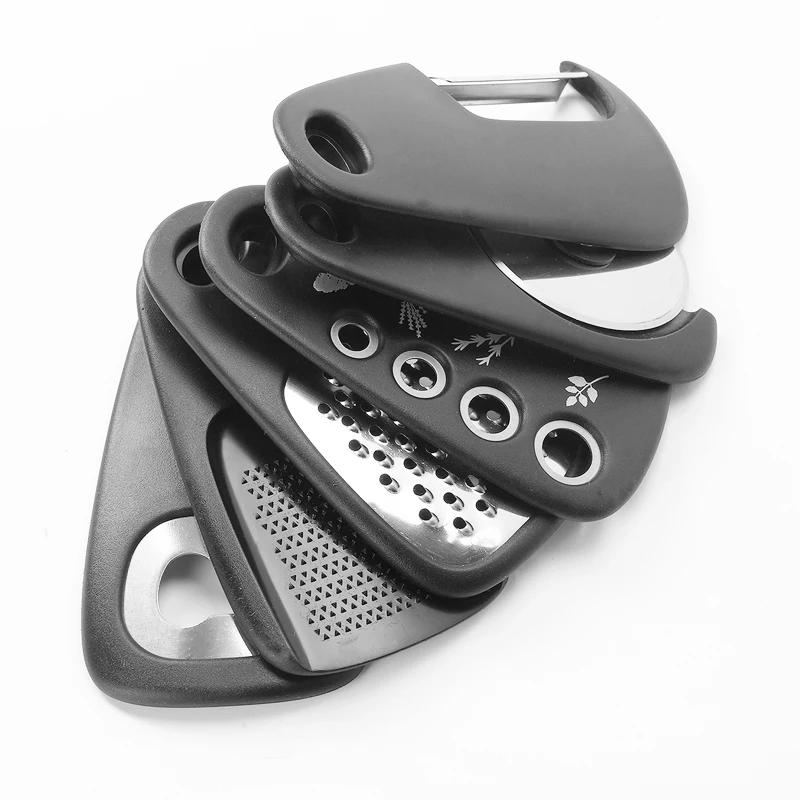 wholesale creative kitchen gadgets collapsible 6 pcs set pizza cutter cheese grater peeler can opener set
