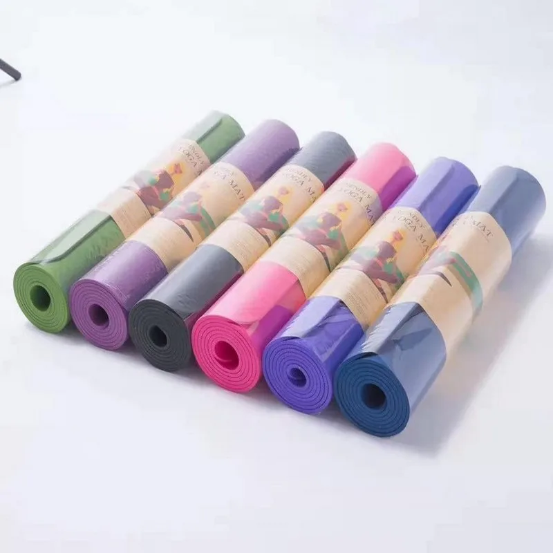Custom logo Yoga Mat Eco-friendly Natural Fitness Mat Non-slip 4mm EVA Wholesale Printed Yoga Mats