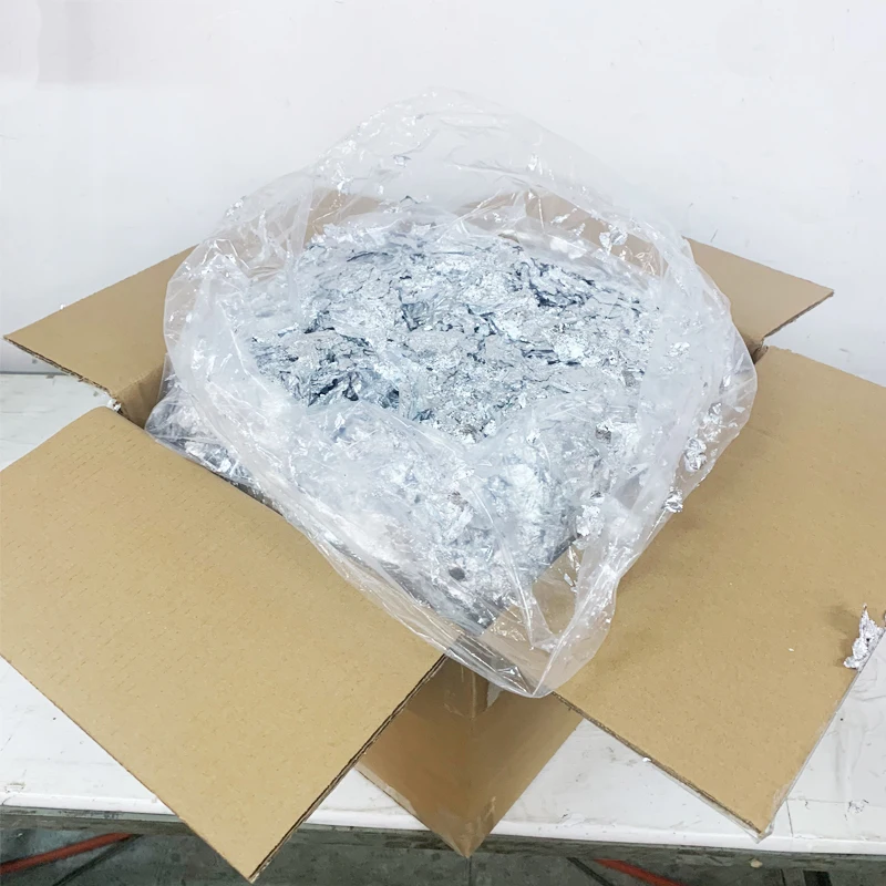 Soft Aluminum Silver Leaf Flake decorating Art Crafts Material flakes Painting 1 kg  Imitation silver leaf flakes