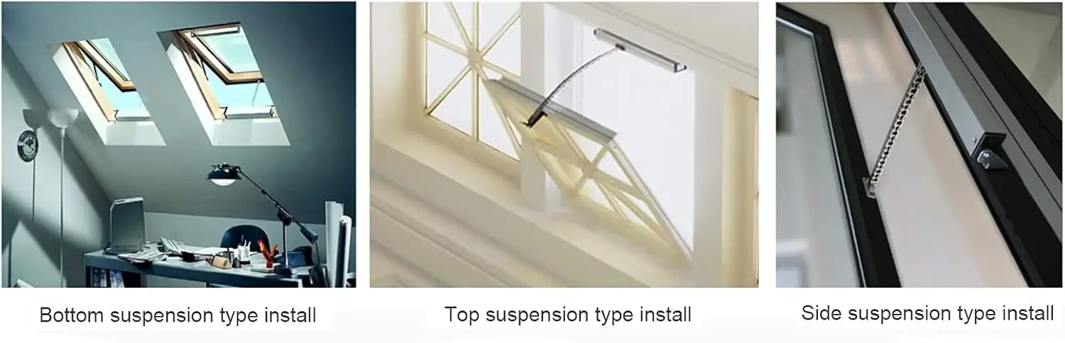 Smart Home Factory Wholesale Intelligent electric water-proof  chain window opener with rain sensor