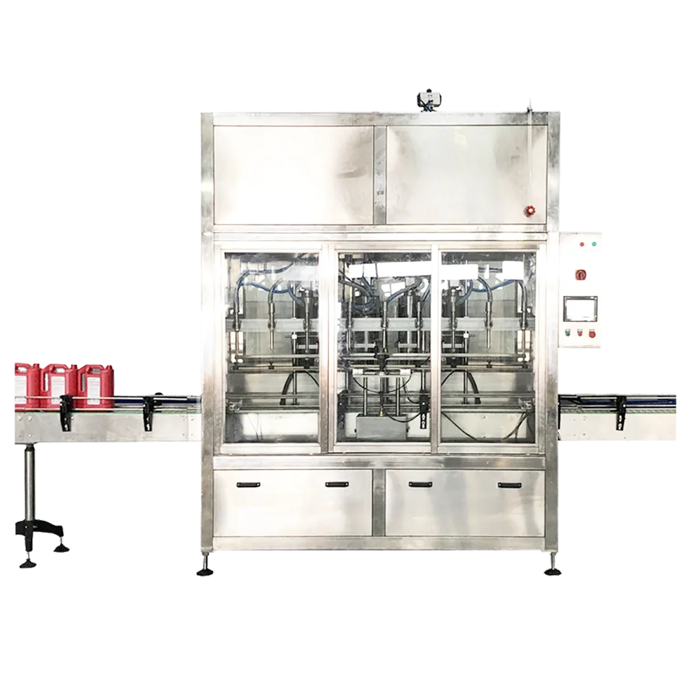 Automatic Plastic Bottle Motor Lubricant Lube Oil Filling Machine