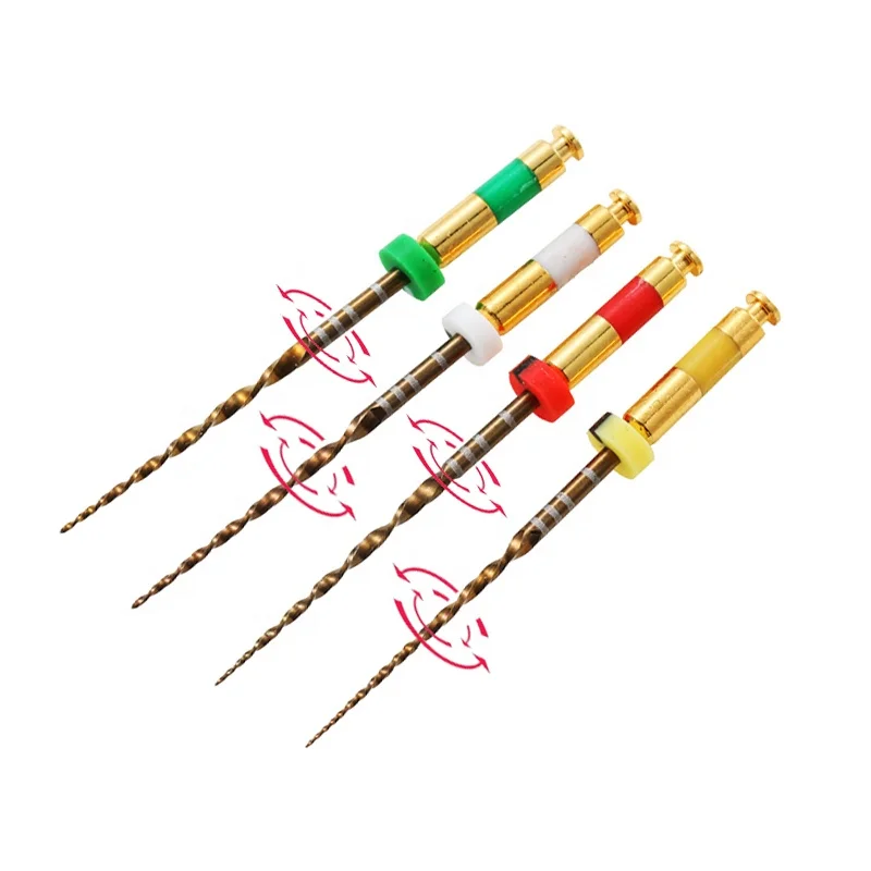 High Quality Engine Rotary File New M-WIRE Material Only One Gold Dental File for Root Canal Treatment