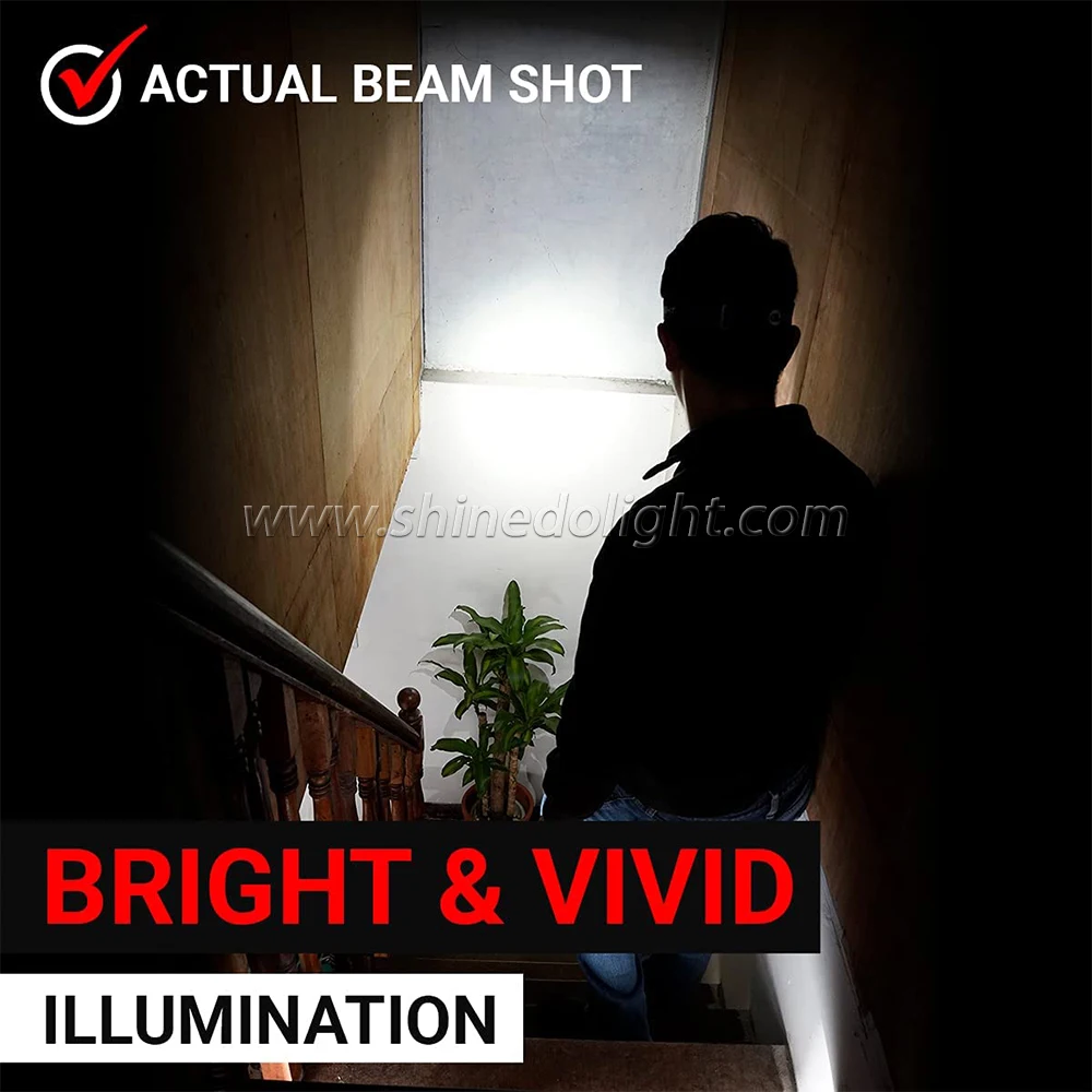 LED Light Red Safety Head Lamp Outdoor Adjustable Headband Flashlight S500 Headlamps Headlights