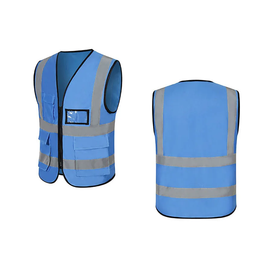 Hi-viz Security Uniform Reflector Tape Security Jacket Safety Reflective Vest With Logo