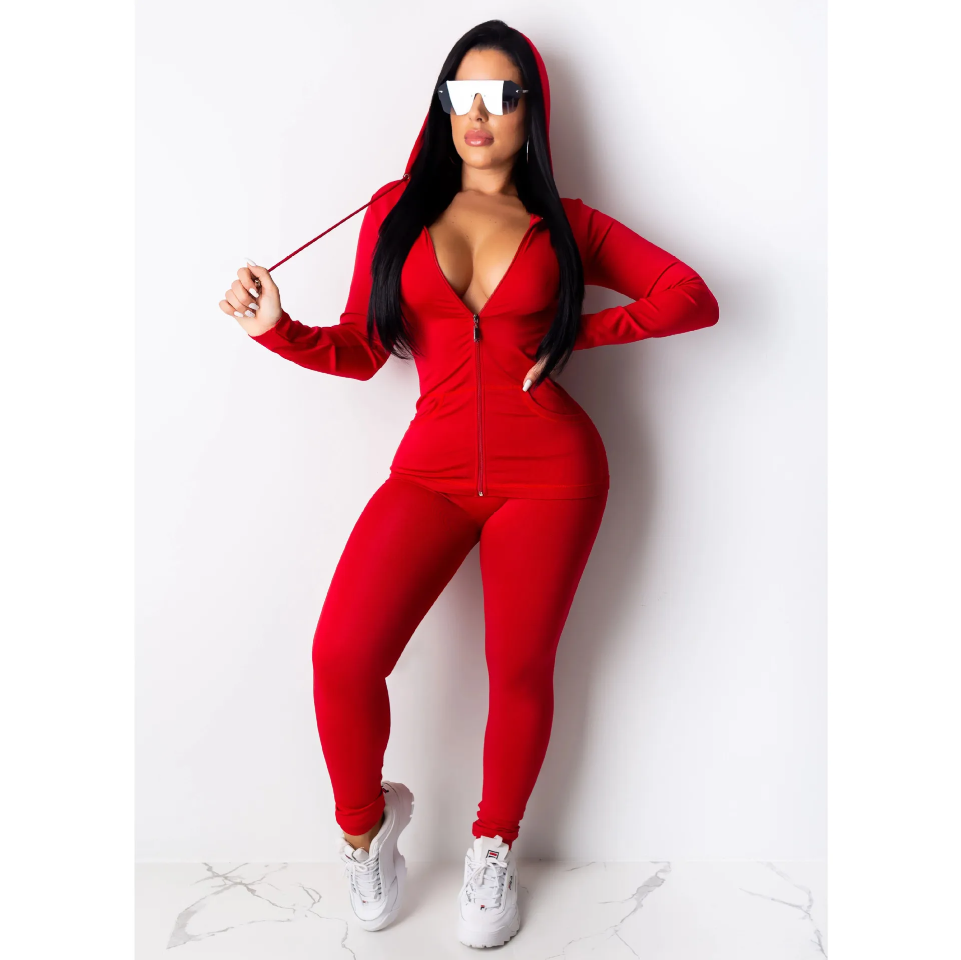 African Two Piece Set Tracksuit Women Festival Clothing Fall Winter Top+Pant Sweat Suits Neon 2 Piece Outfits Matching Sets