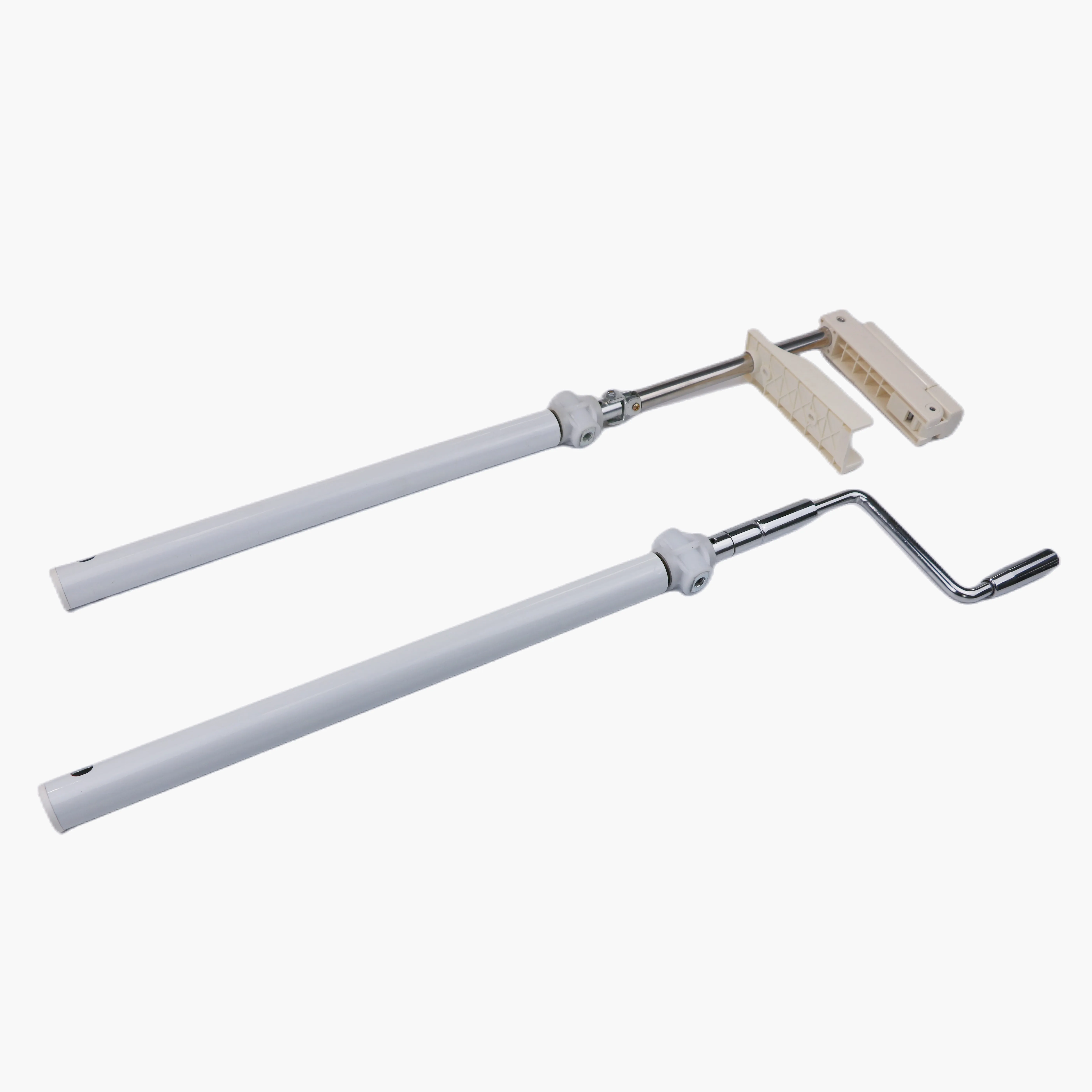 European type double manual hospital bed metal crank handle