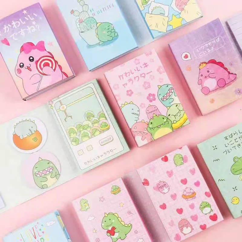 Cute little dinosaur Sticky Notes N times Sticky Notes This student notebook sticky notes