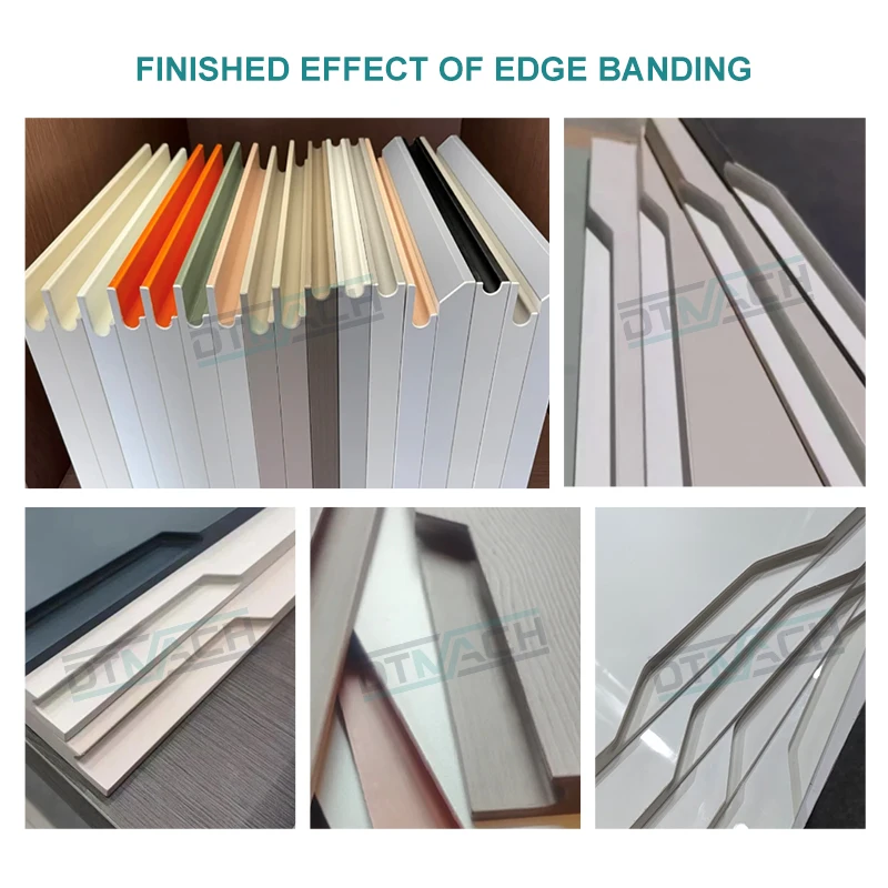 DTMACH F371 fully automatic through feed edgebanding machine j/c tape edge banding machine