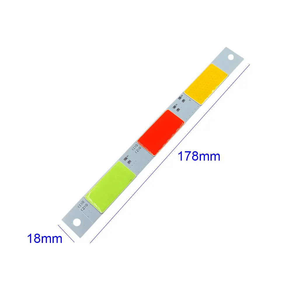 RGB LED COB Strip RGBW Three Color 3V 5V 12V LED Lamp for Face-Recognition Lighting Bulb Signal Lights