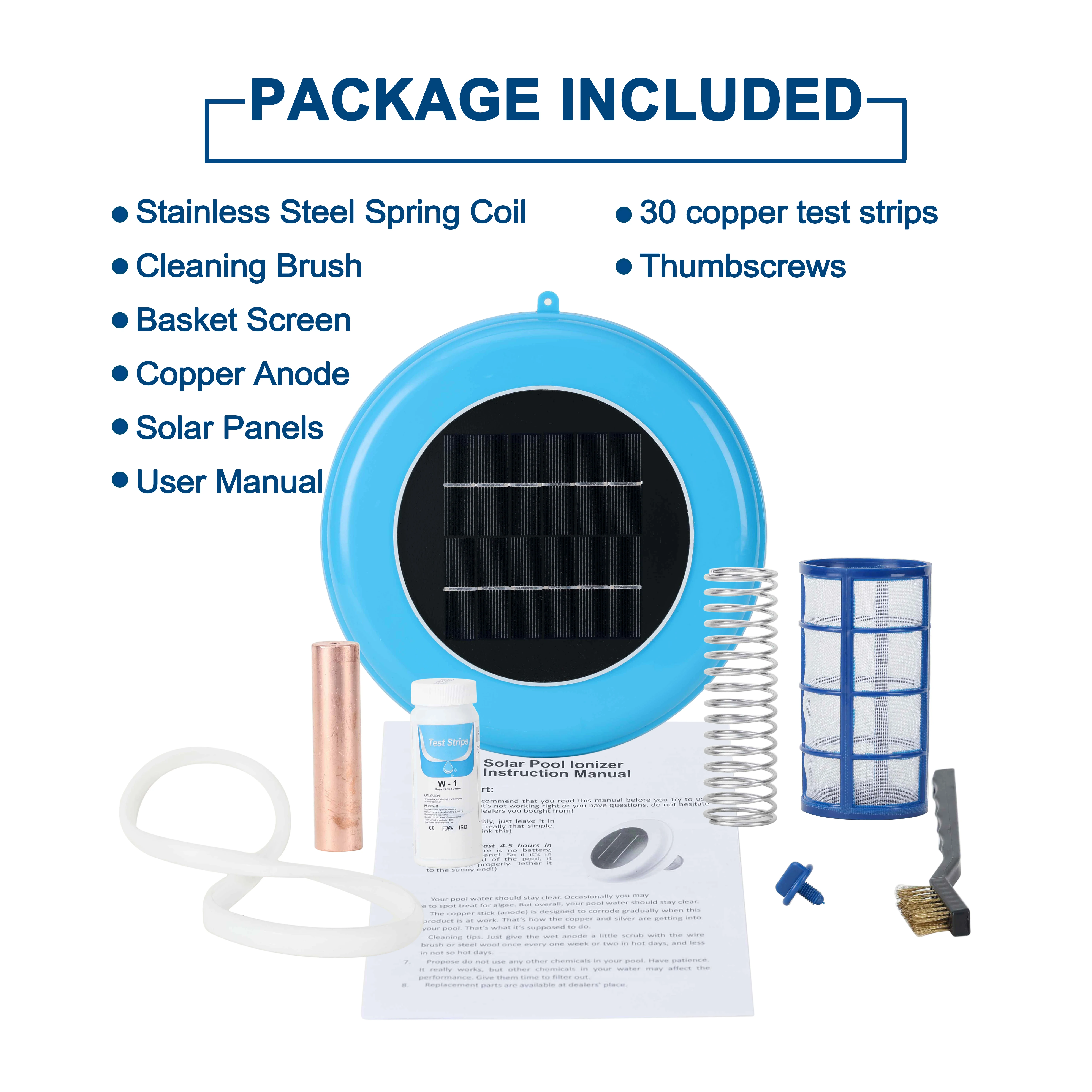 High Quality Swimming Pool Water Purifier Equipment Floating Swimming Pool Cleaner Solar Pool Ionizer