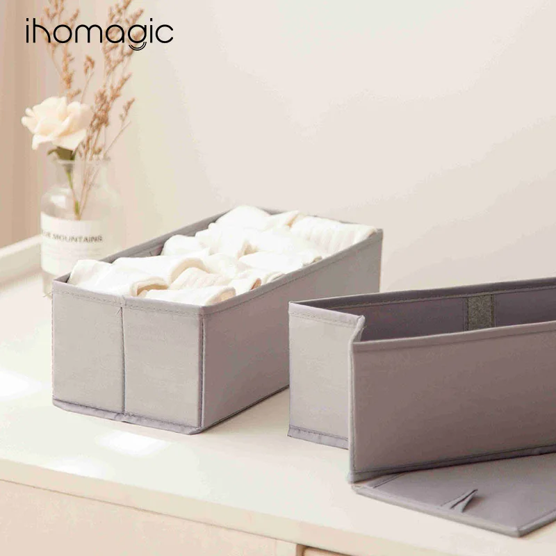 Home Use Foldable Closet Organizer Drawers Underwear Storage Bins