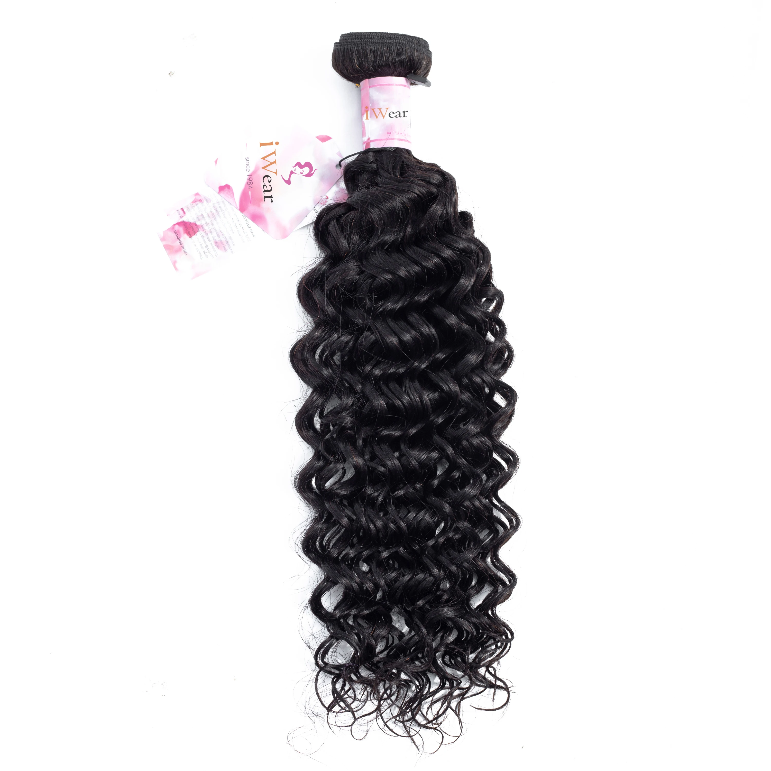 
IWEAR Wholesale Cuticle Aligned Virgin Hair Vendors Free Sample Hair Bundles Water Wave Mink Brazilian Human Virgin Hair Bundles 