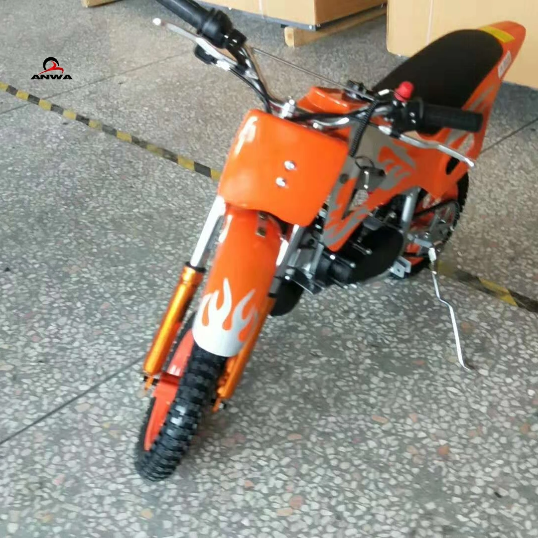 Gasoline Powered 2 Stroke Kids Mini Dirt Bike 50CC Made In China