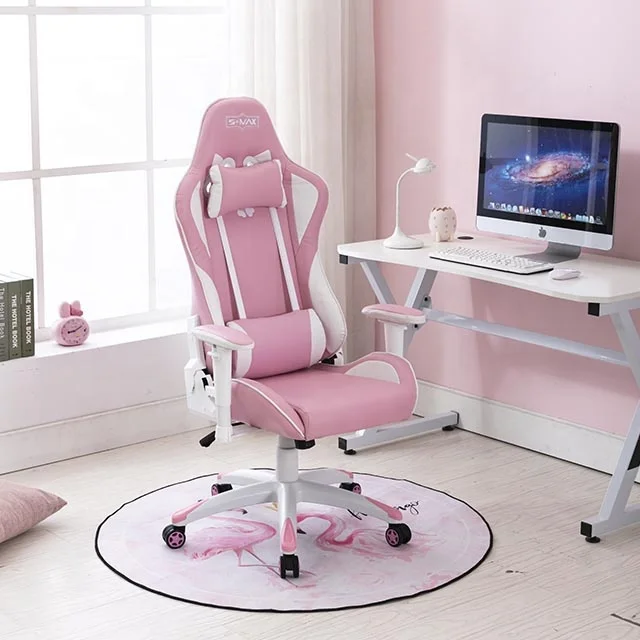SEB 2022 New Design Advanced Pink Computer Silla Gamer Gaming Chair.