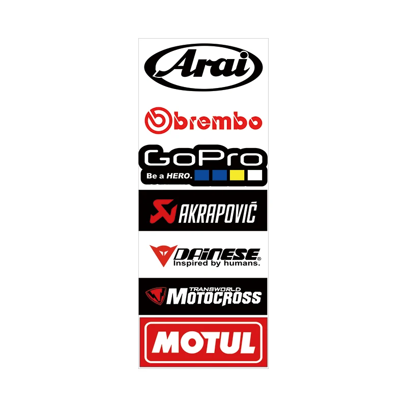 custom waterproof reflective stickers motorcycle bike sticker decal