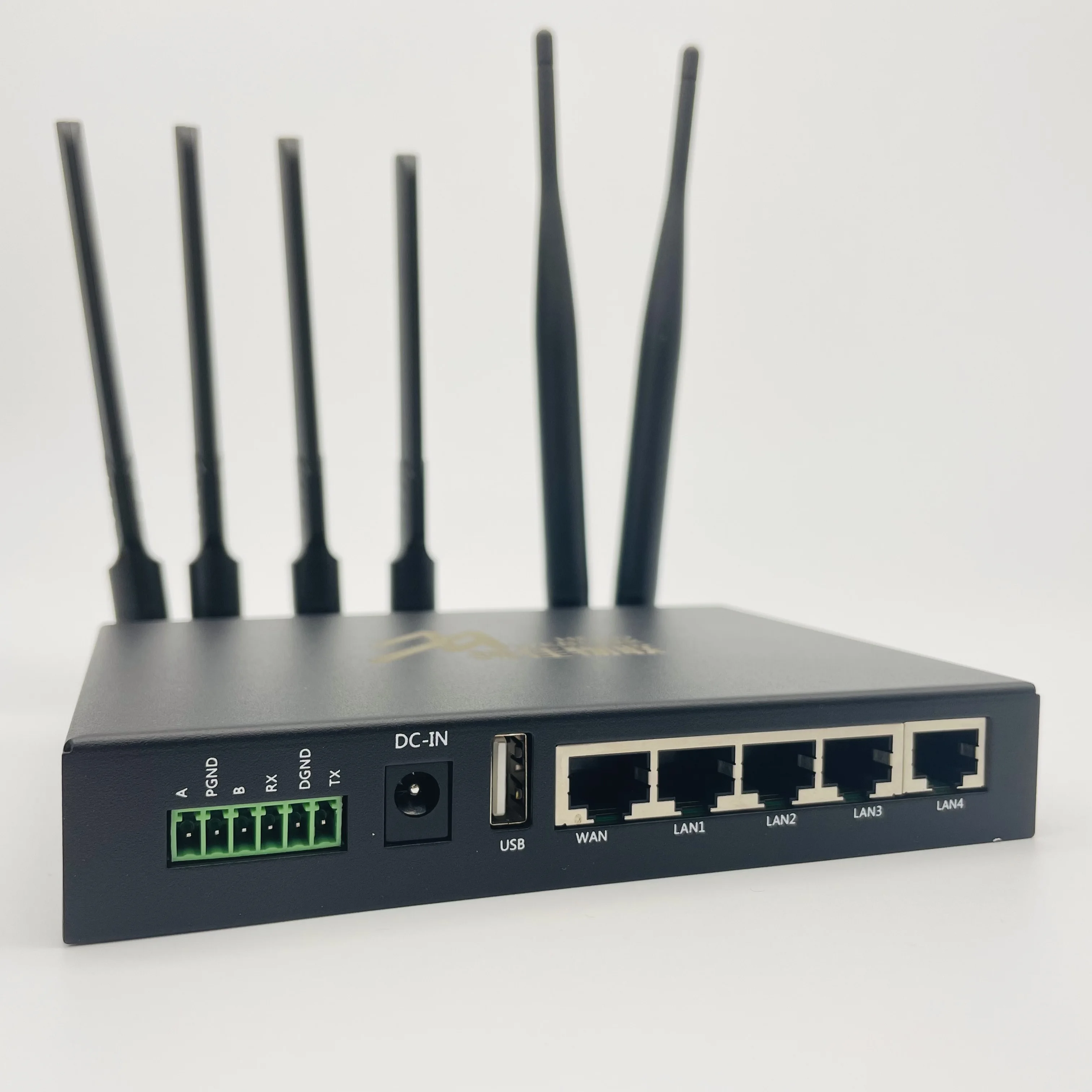 HDRM200 Industrial 4G 5G NR  Router Dual SIM Smart Router for Industrial with 1WAN4 LAN RS485  RS232 Support Modbus Slave/MQTT