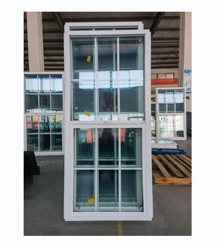 USA Style Single Hung Windows White Vinyl PVC UPVC Window with Nailing Flange and NFRC Certification