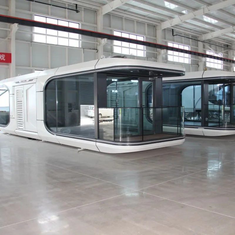 Luxury Portable Mobile Home Stay Resort Building Ready To Ship Prefab Vessel Capsule Cabin Holiday House