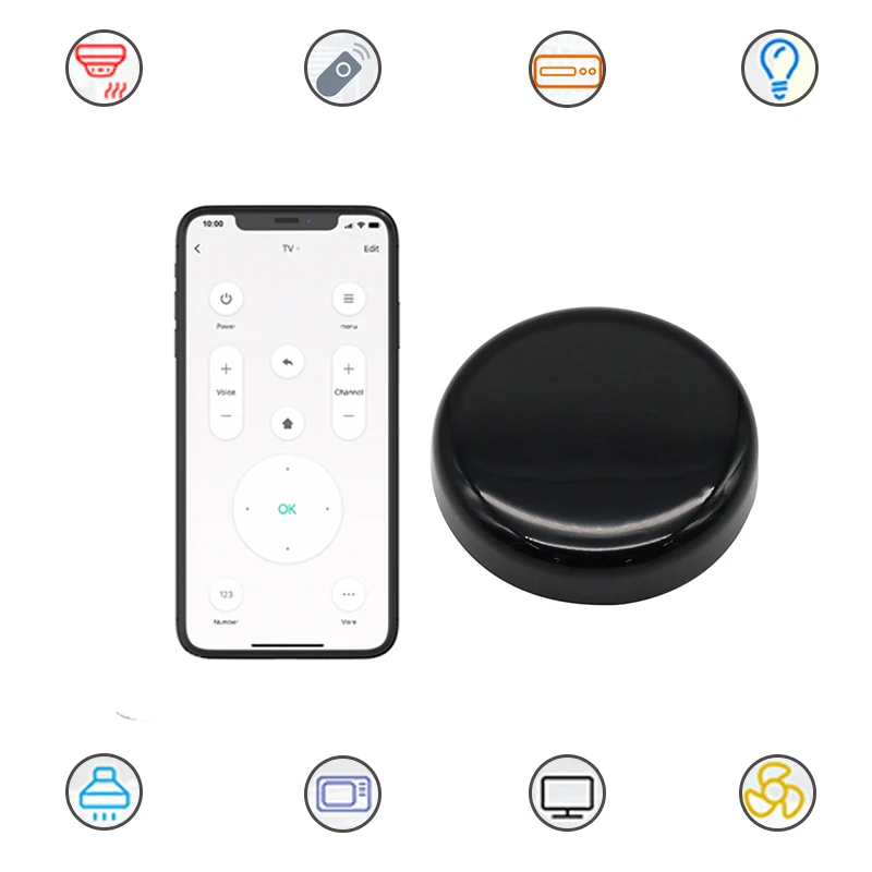  Умный дом Wifi LED Универсальный TV Smart Remote Control IR Blaster с Alexa GH для