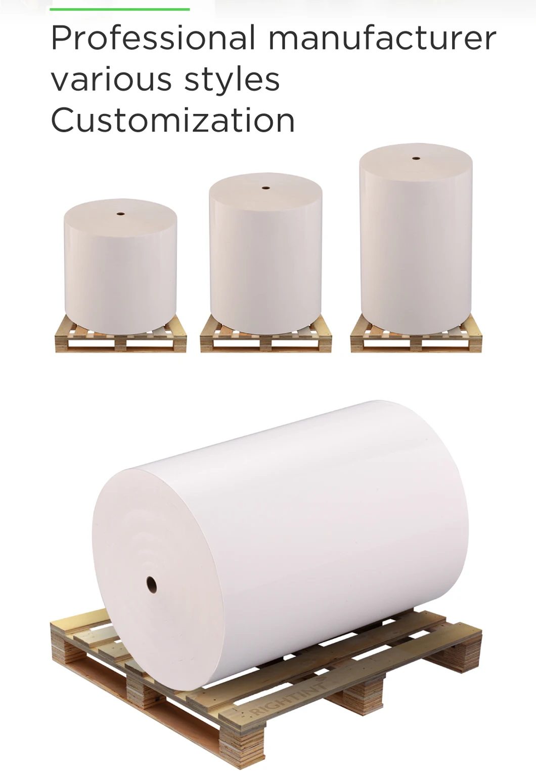 Flexography Low Price Wholesale Custom Self Adhesive Film Adhesive Roll Flexo Jumbo Roll