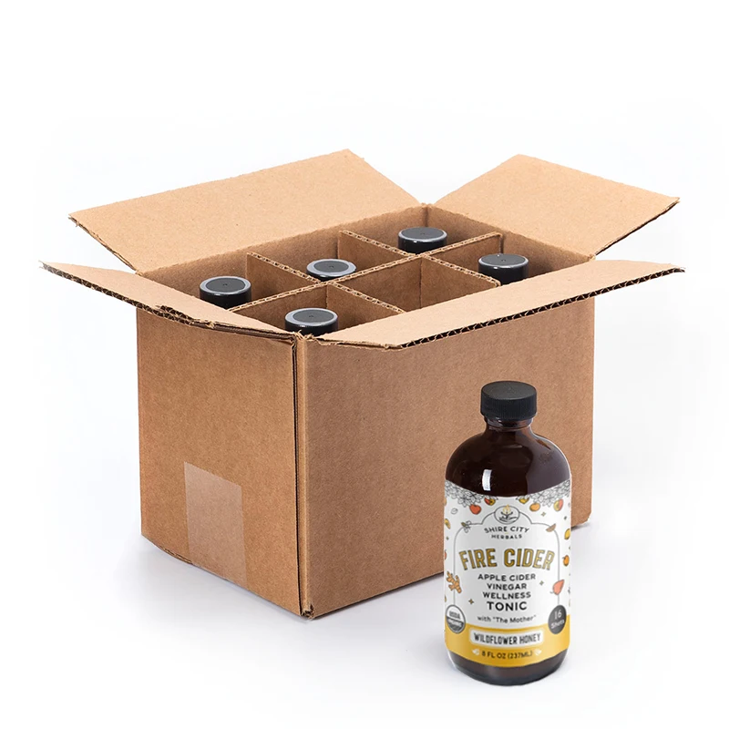 
6pk 8oz Wildflower Honey Fire Cider Apple Cider Drink For Wholesale 