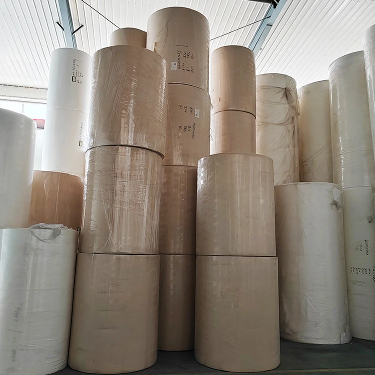 OEM Jumbo Tissue Roll Toilet Paper Bamboo Pulp Jumbo Roll Raw Material Jumbo Mother Roll Toilet Paper