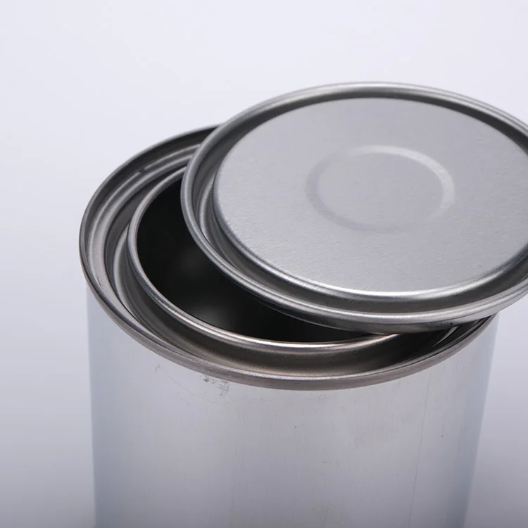 Wholesale 0.37L White Empty Metal Tin Pry Spray Paint Aerosol , Printing Ink Can With Pry Cover