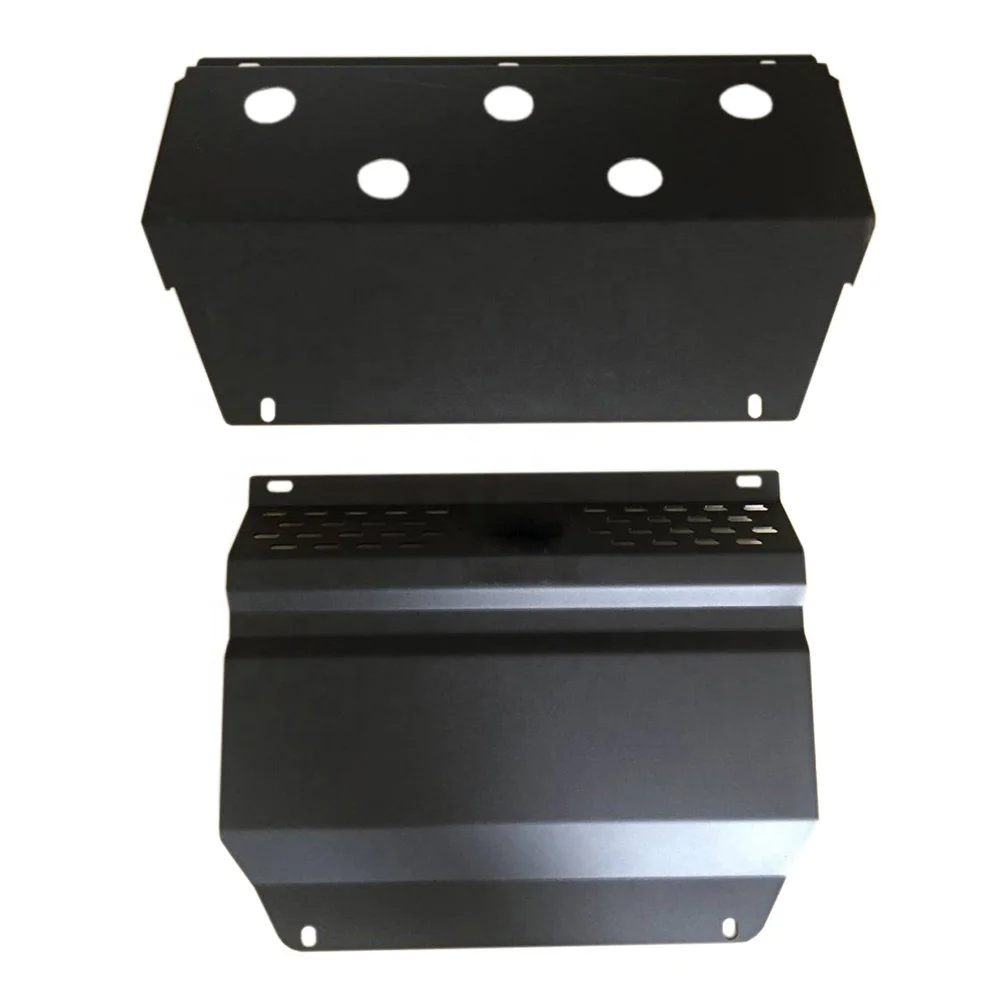 
TINTO 4 мм черное покрытие сталь 2 шт bash противоскользящая пластина для Mitsubishi Triton MQ 2015-2018 