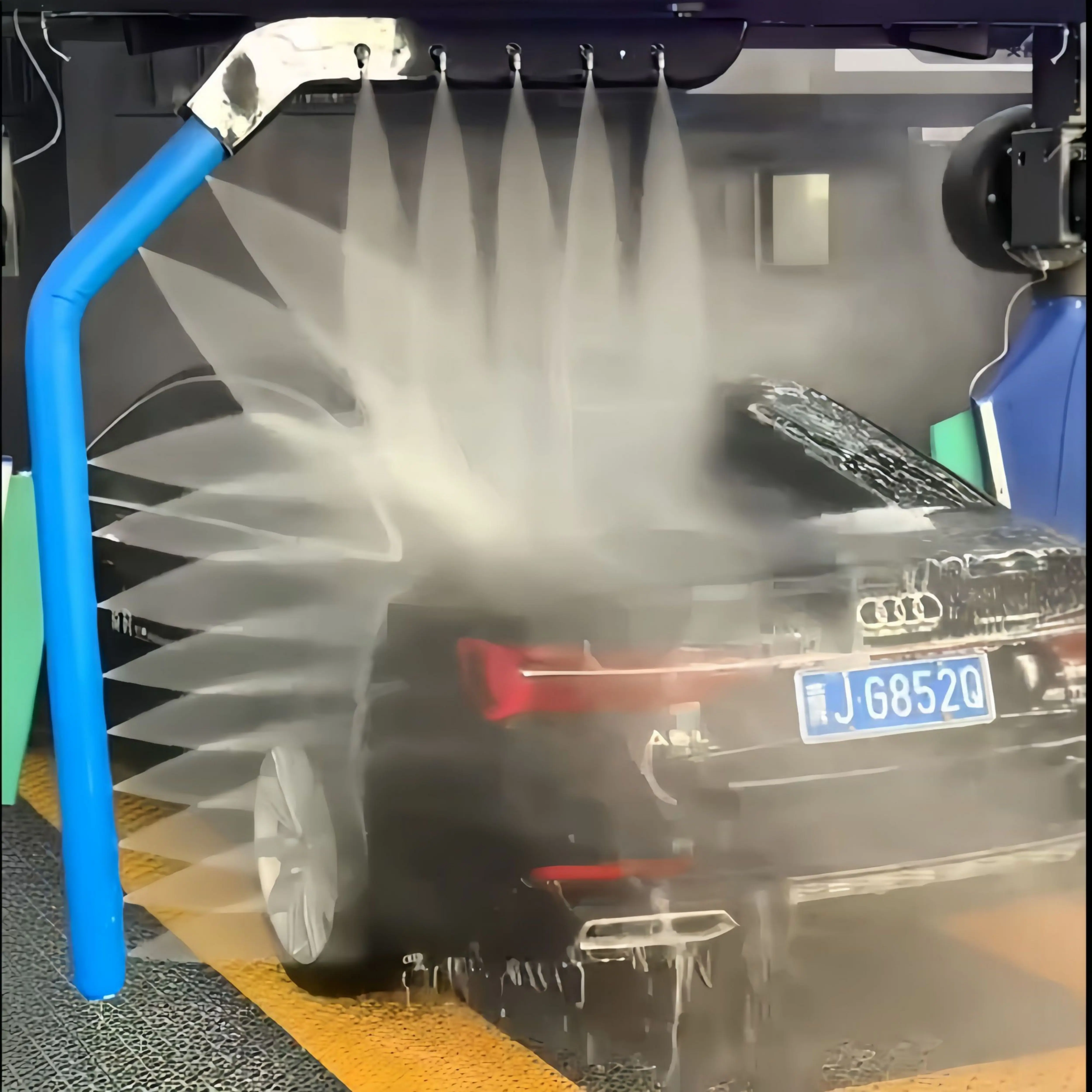 New model launched and hot selling 130bar German sensors coin operated  automatic with dryer Car wash machine for gas station