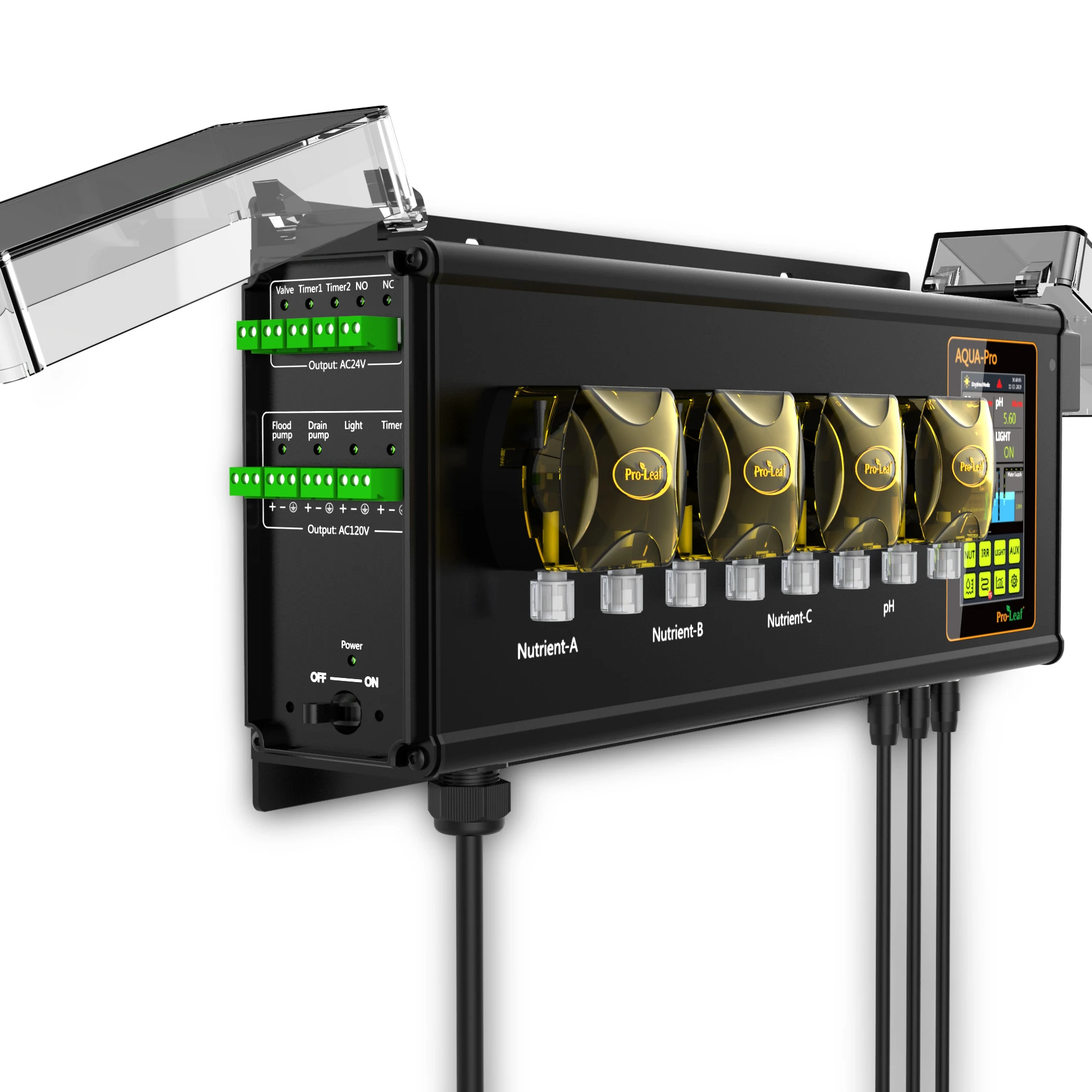 Pro-leaf Aqua-pro hydroponics system Intelligent Climate & Fertilizer Mixing & Irrigation Controller hydroponics system