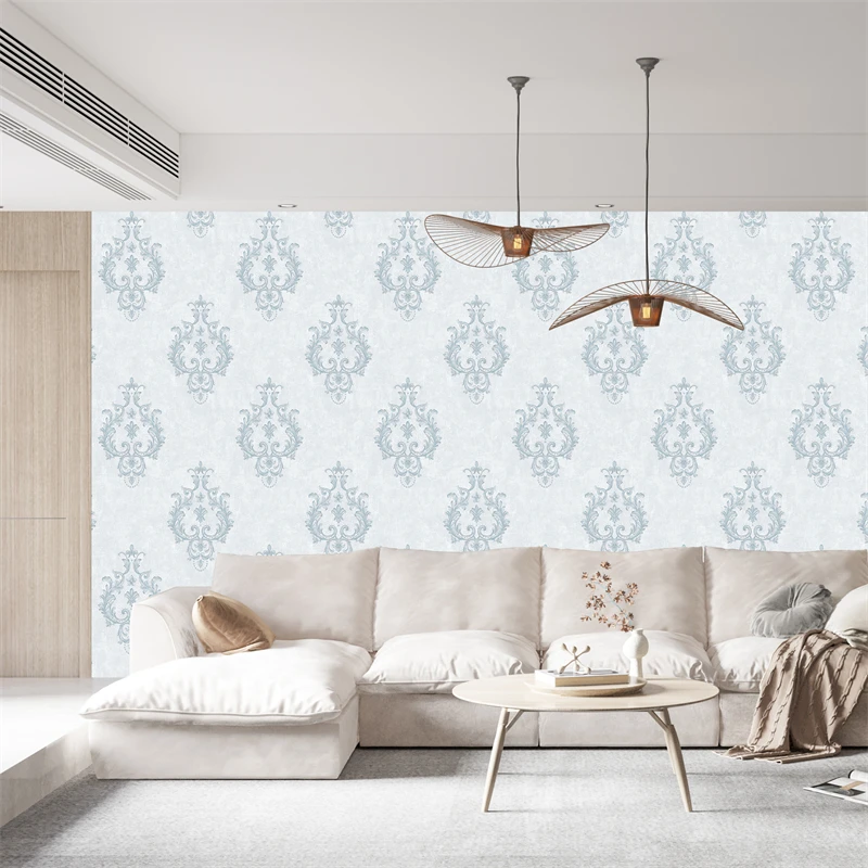 Non Self-adhesive Wallpaper for Ceiling Mirror 3D Floral Wallpaper Home Decoration Ceiling