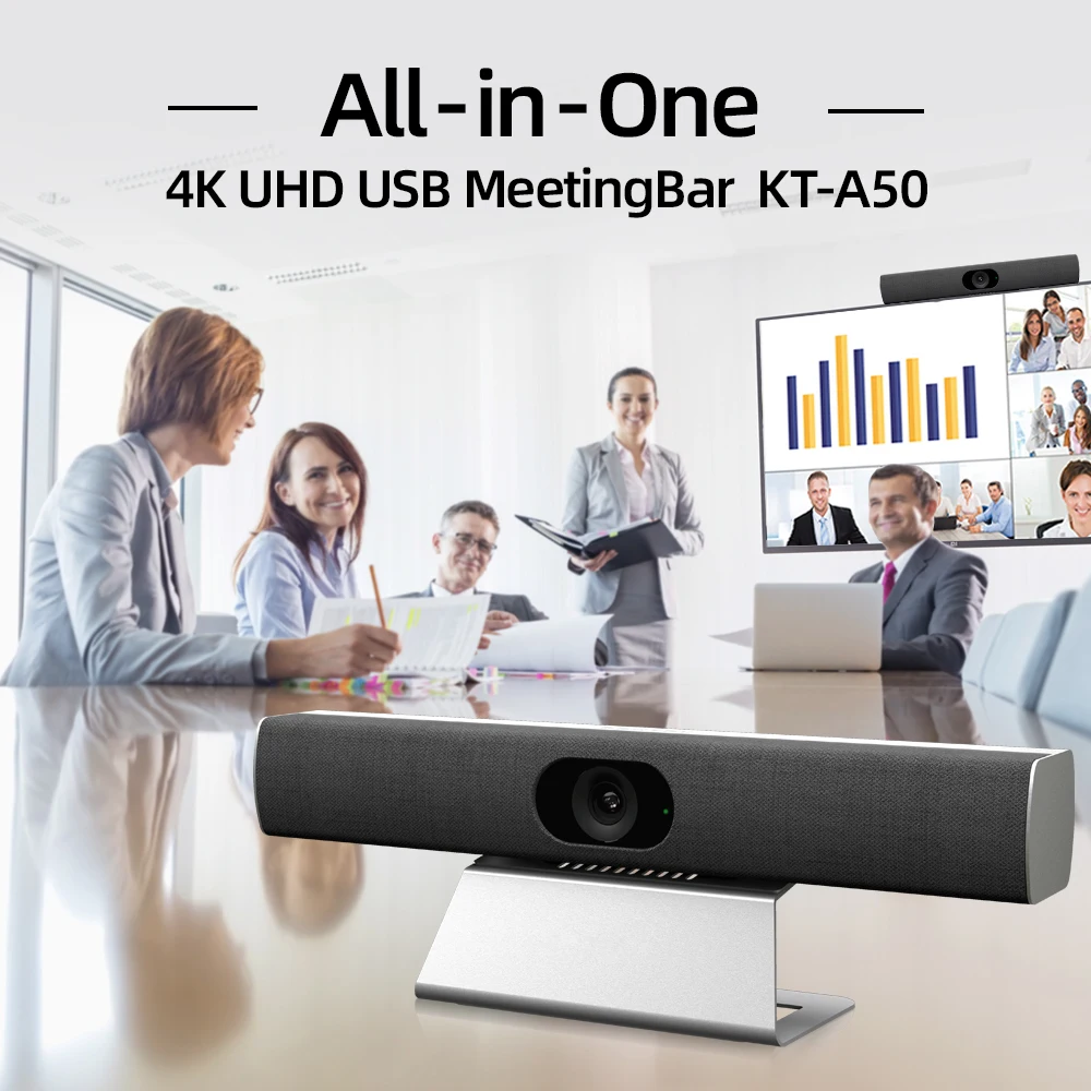 Панель видеоконференций со встроенным микрофоном UHD 4K USB камера для автоматического отслеживания
